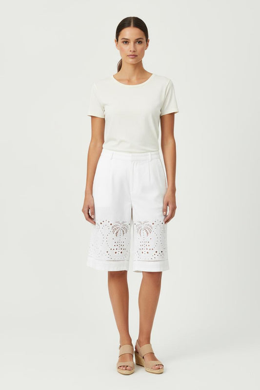 Bermuda Blanc - Taille S/36