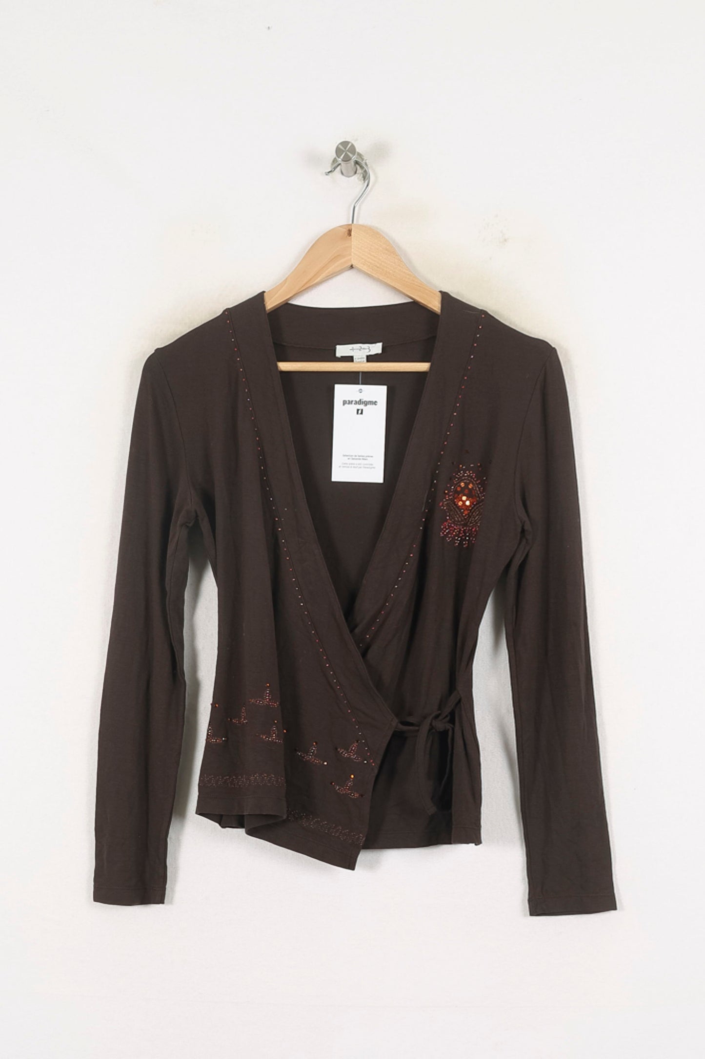 Cache-cœur Marron - Taille S/36