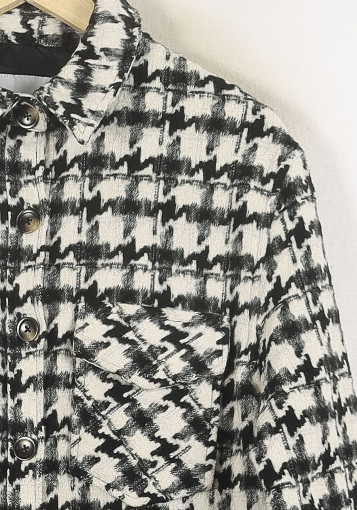 Veste Longue Noire et Blanche - Taille M/38