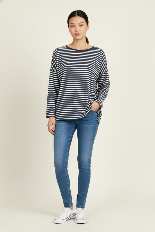 Marinière Bleu et Blanc - Taille M/38