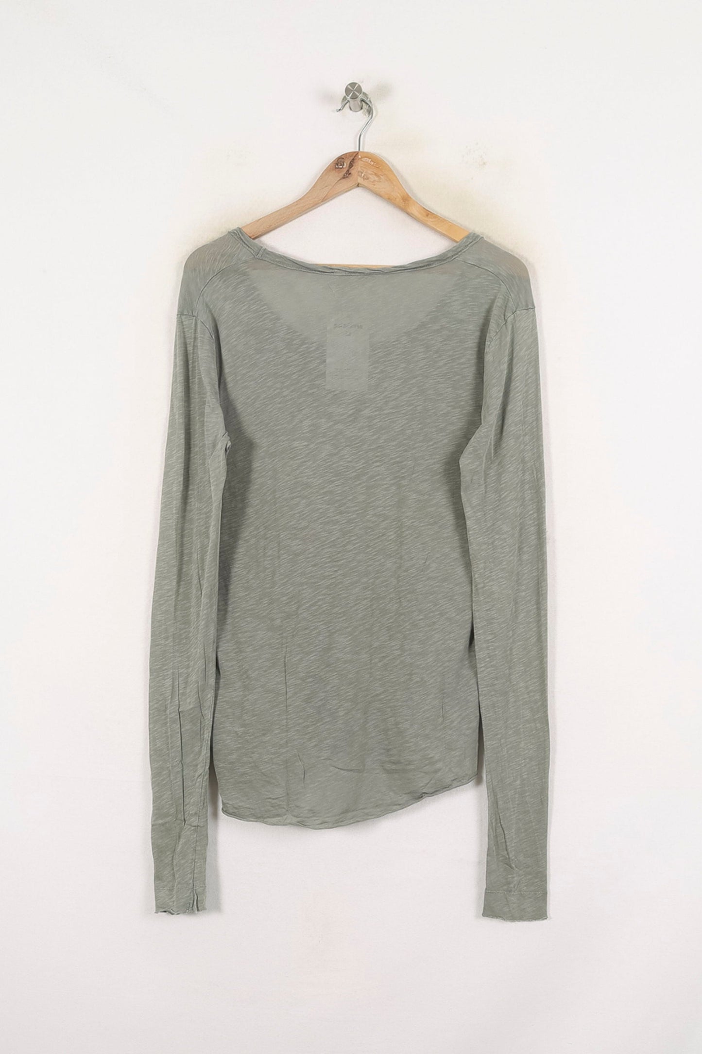 Tee-shirt Manches Longues Gris - Taille M/38