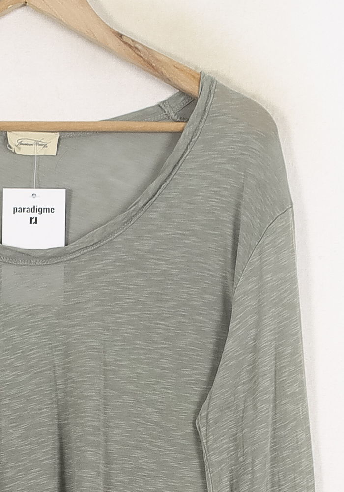 Tee-shirt Manches Longues Gris - Taille M/38