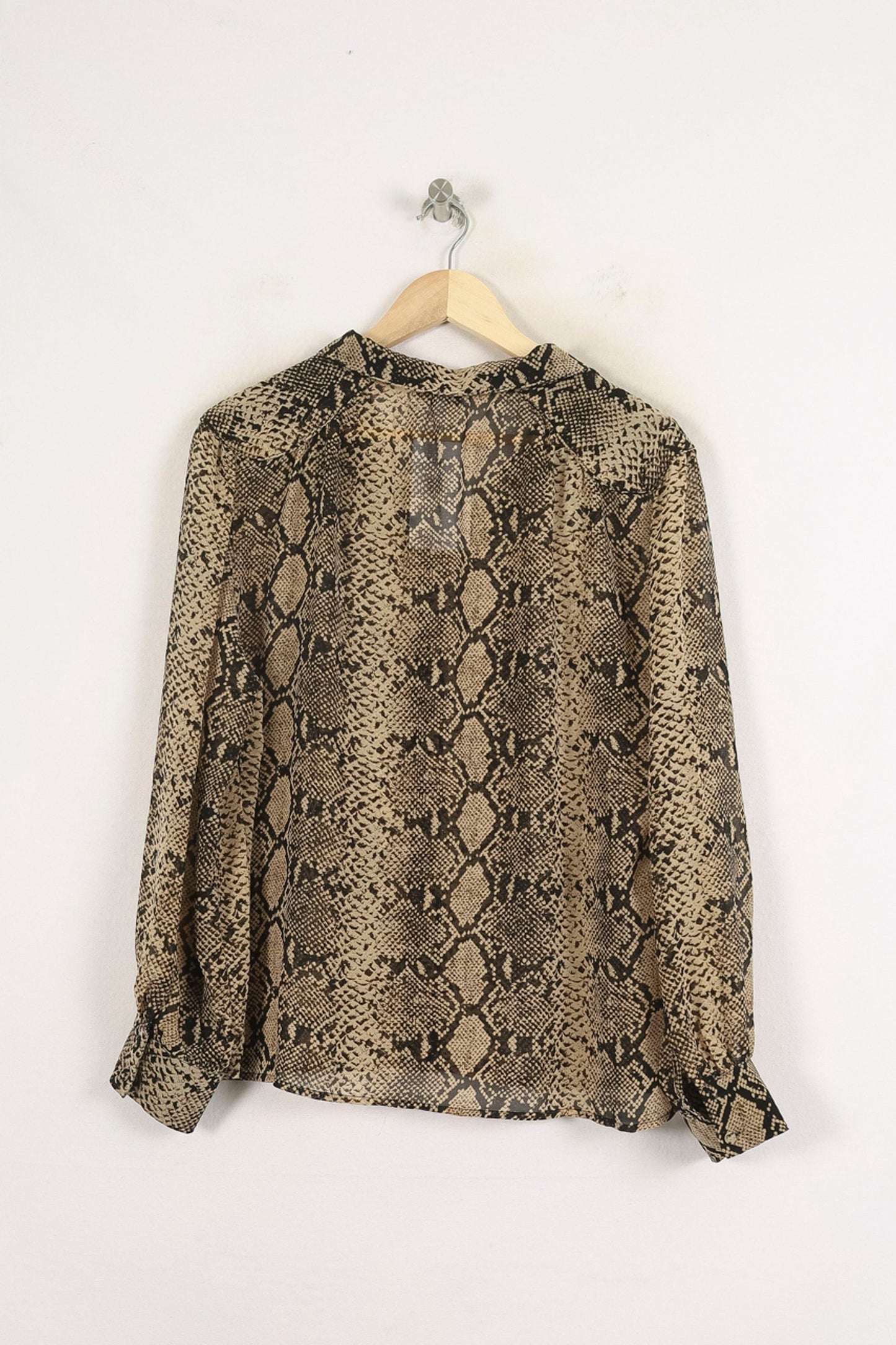 Chemise imprimée marron et beige - Taille XL/42