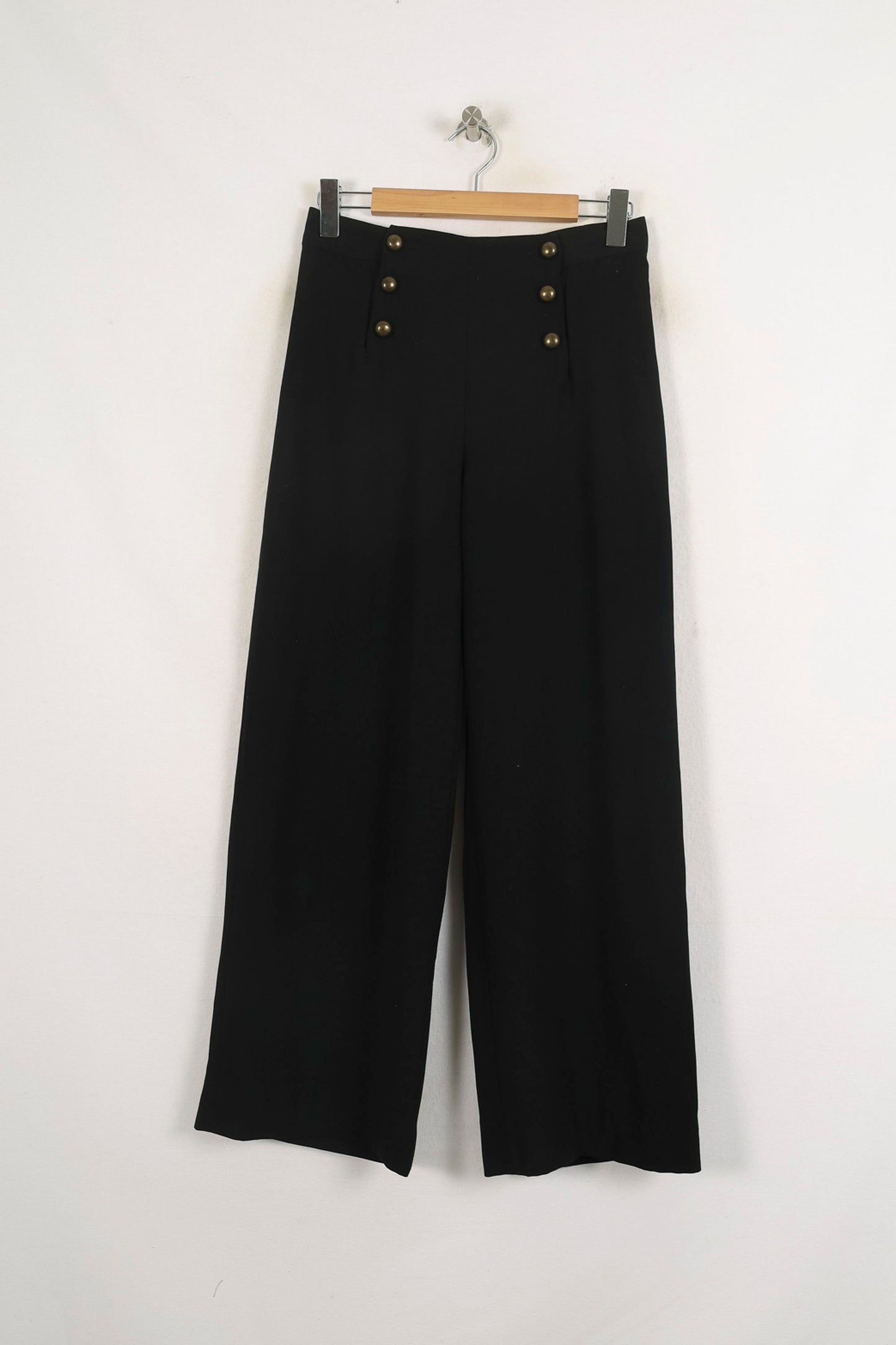Pantalon Large Noir - Taille M/38