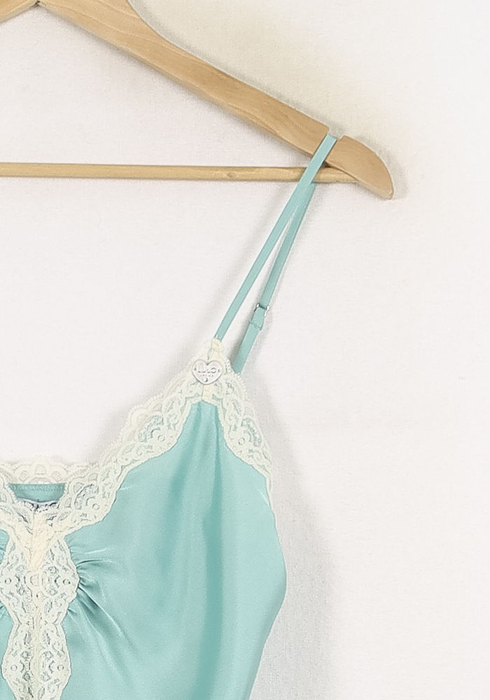 Caraco Vert et Blanc - Taille S/36