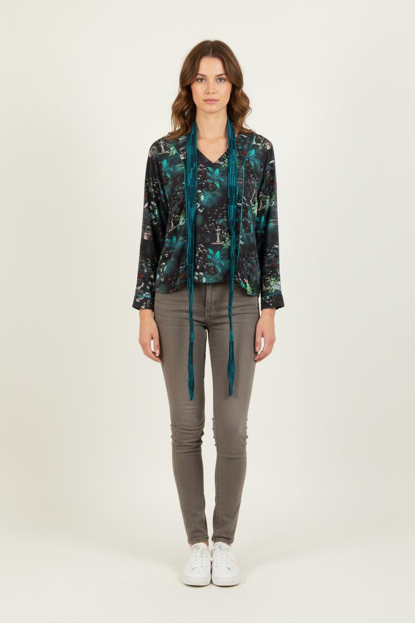 Blouse Bleu - Taille XS/34