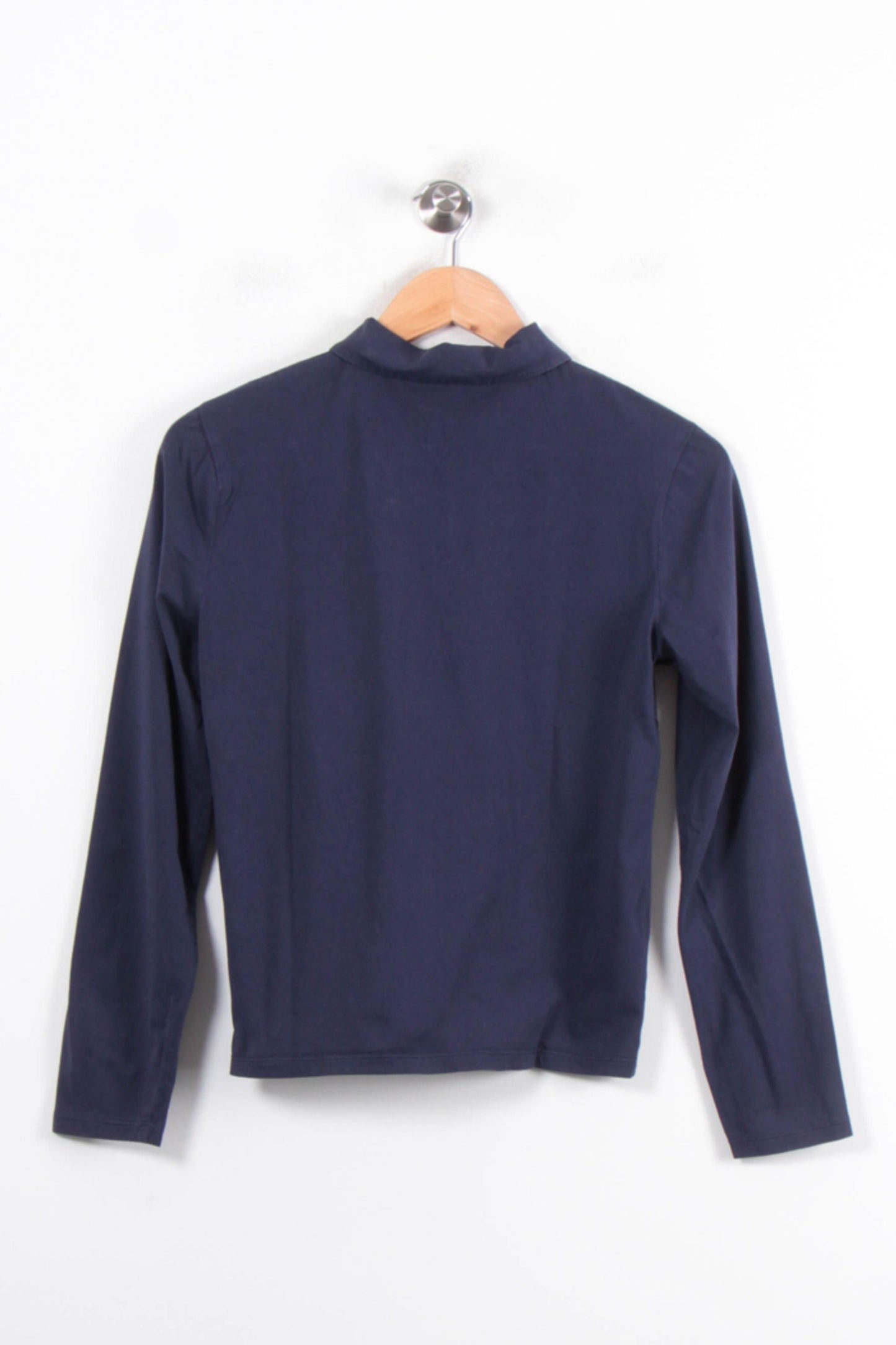 Polo Manches Longues Bleu - Taille XS/34