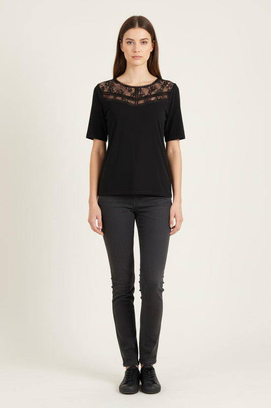 Tee-shirt Noir - Taille S/36