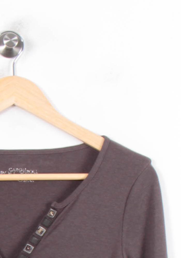 Tee-shirt manches longues Marron - Taille M/38