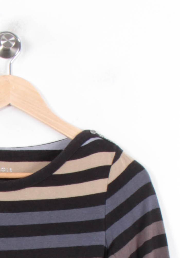 Marinière Beige et Noir - Taille M/38