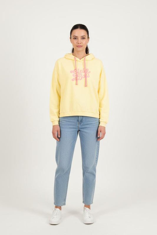Sweat À Capuche Jaune - Taille L/40