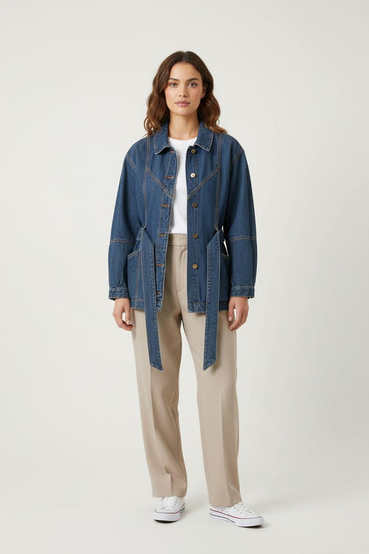 Gilet et Jean Bleue - Taille M/38