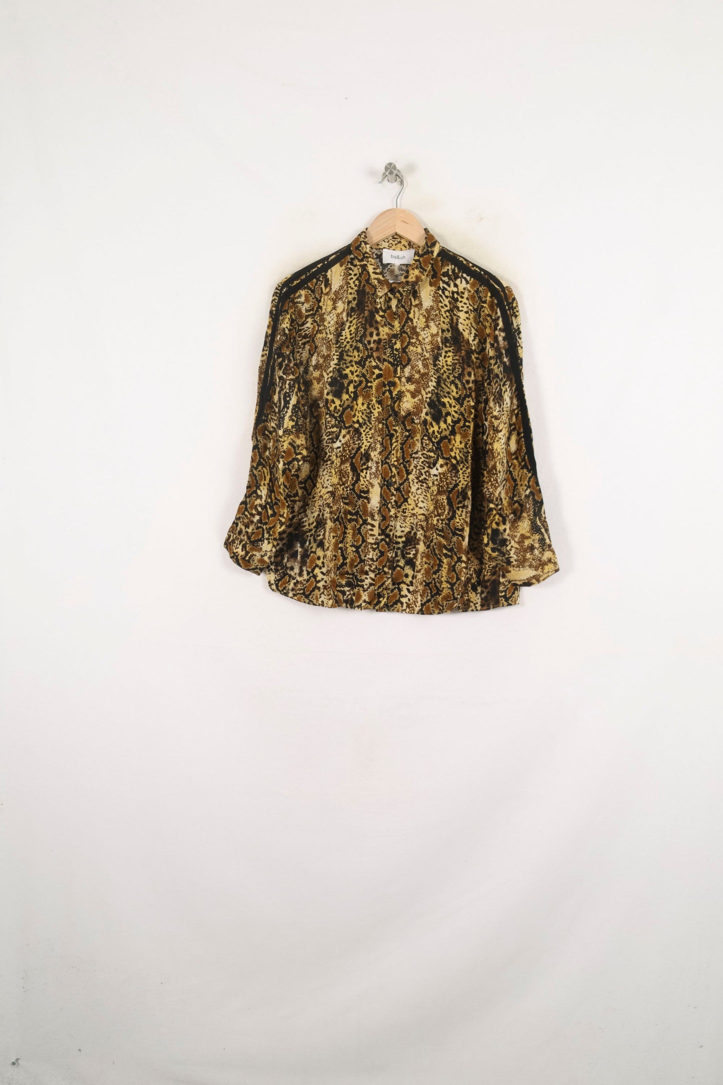 Blouse Marron et Noir - Taille S/36