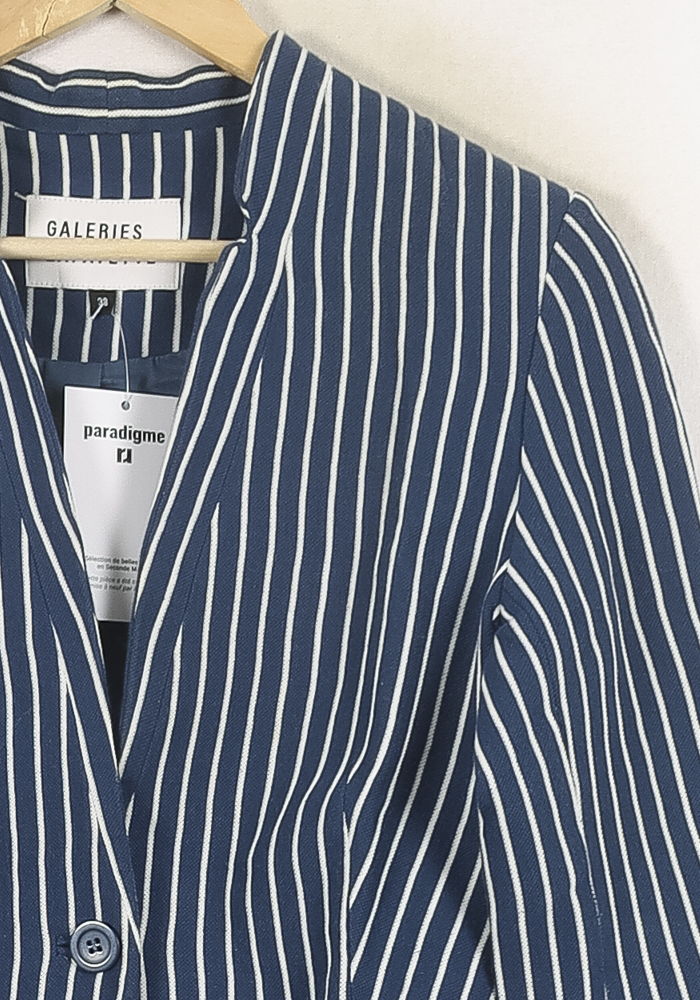 Blazer Bleu et Blanc - Taille M/38