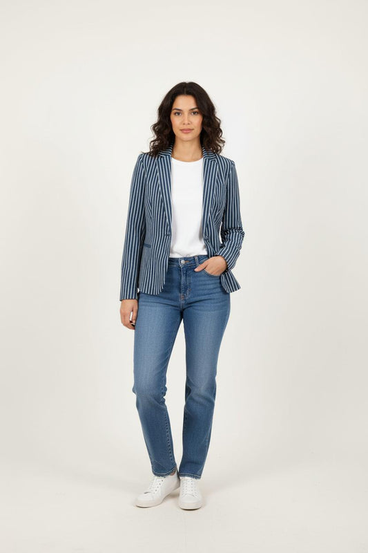 Blazer Bleu et Blanc - Taille M/38