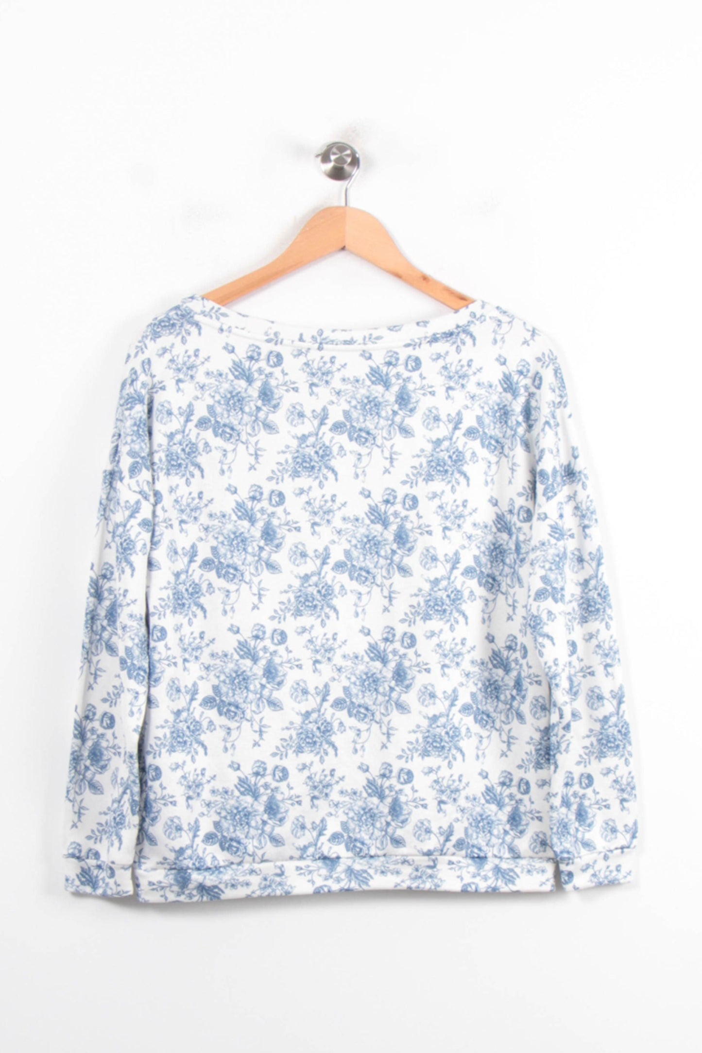 Sweat-shirt Blanc et Bleu - Taille TU