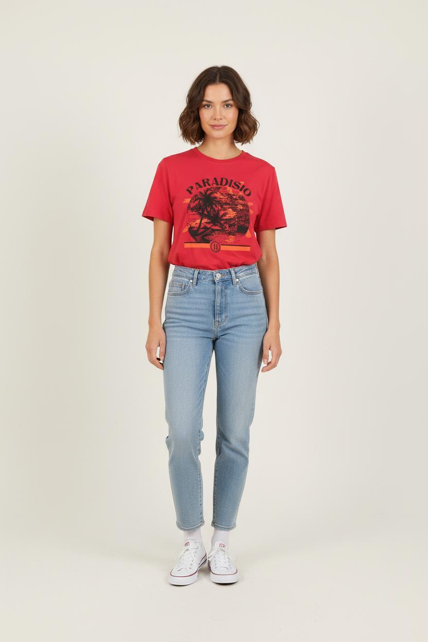 Tee-shirt Rose - Taille L/40