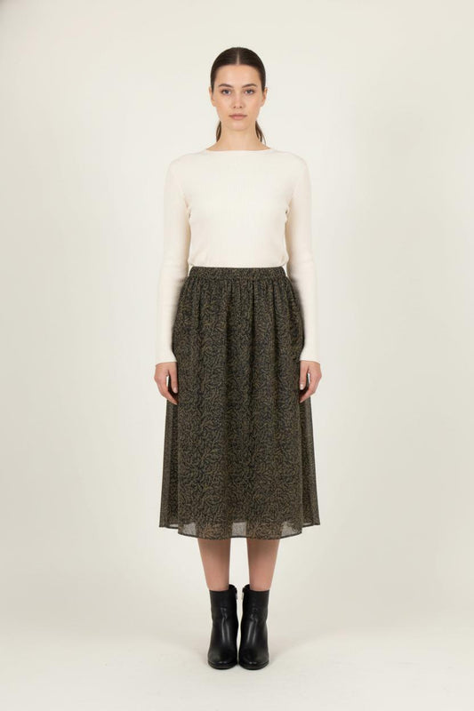 Jupe Midi Verte - Taille S/36