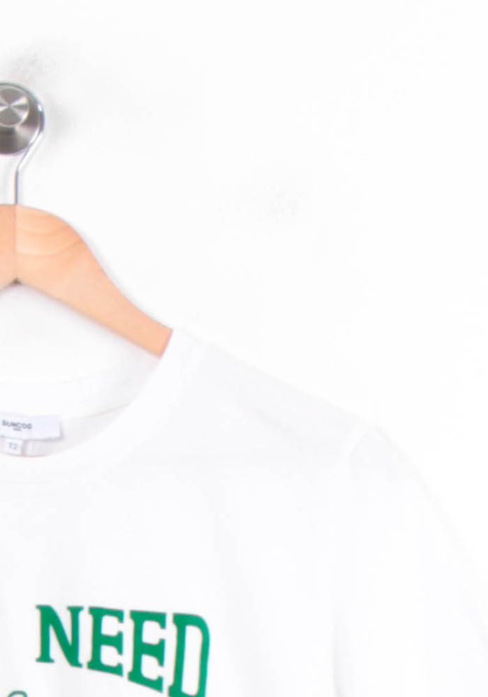 Tee-shirt Blanc et Vert - Taille M/38