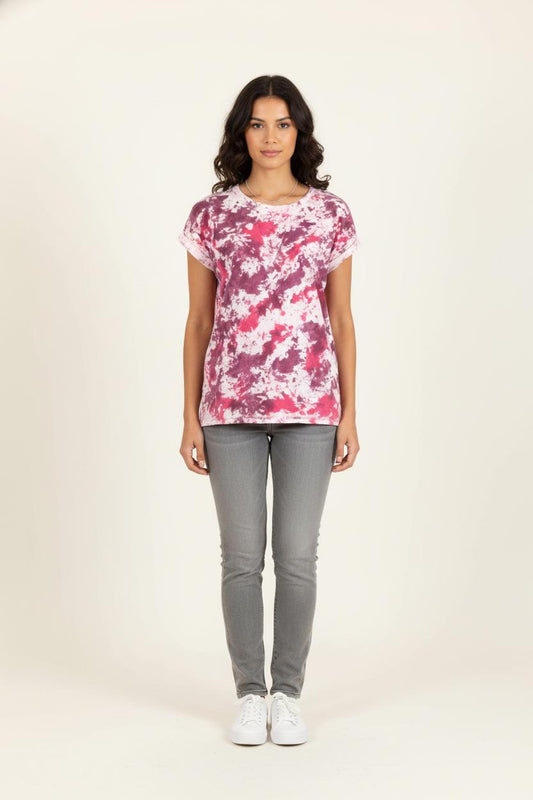 Tee-shirt Rose et Violet - Taille M/38