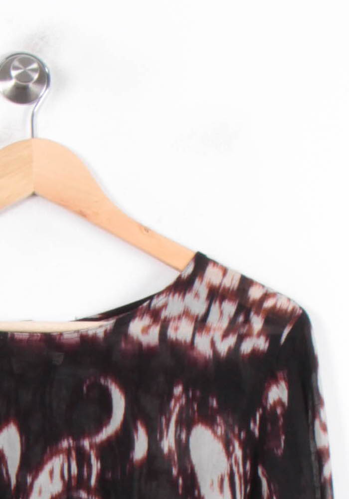 Blouse Noire et Blanche - Taille L/40