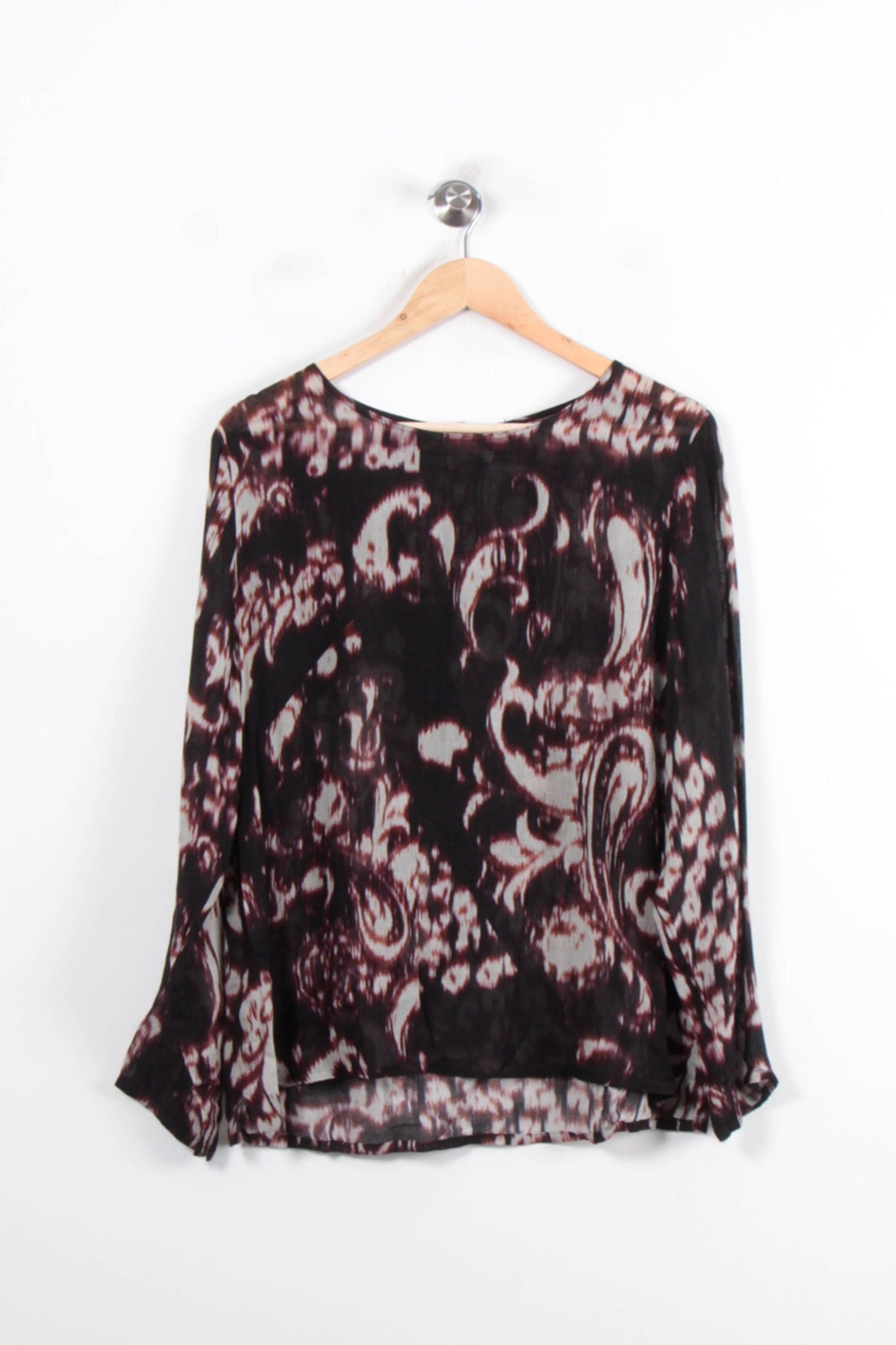 Blouse Noire et Blanche - Taille L/40