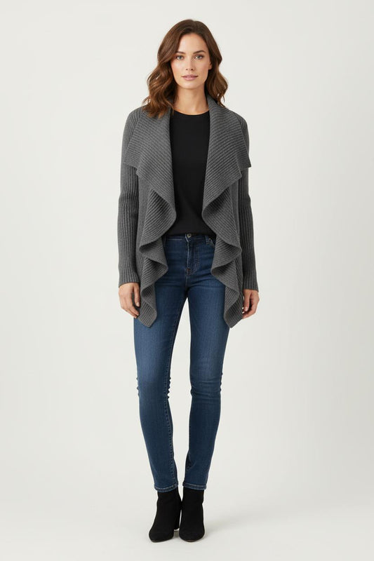 Cardigan Gris - Taille S/36