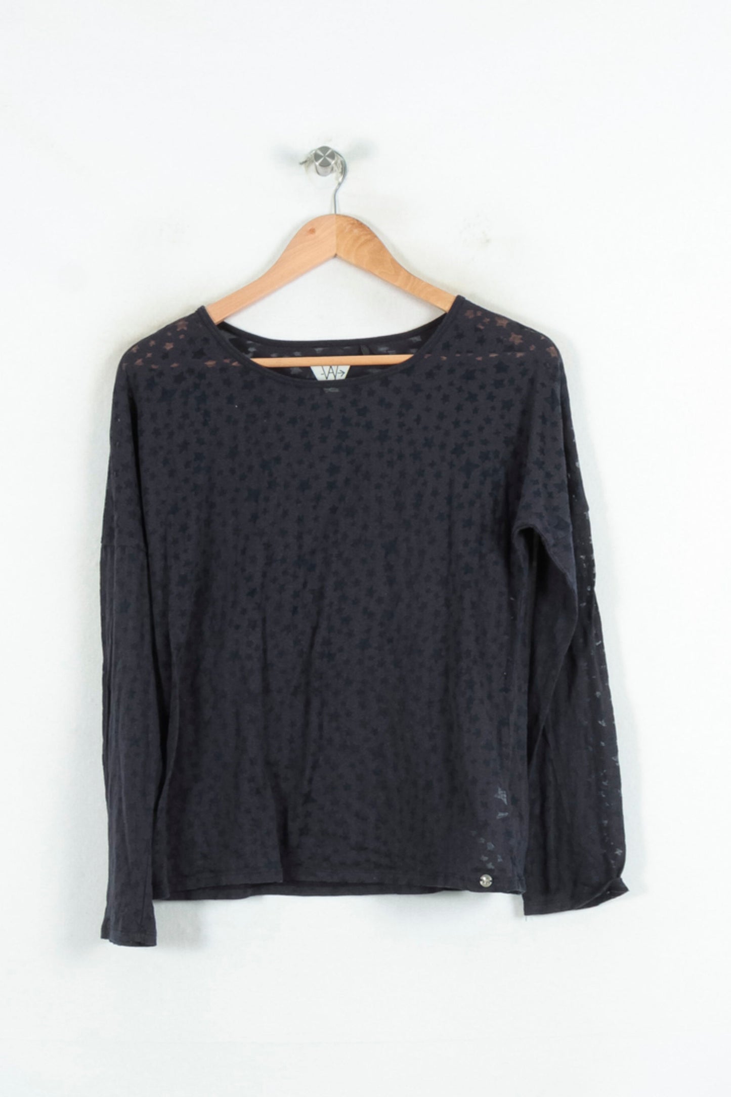 Tee-shirt Manches Longues Bleu - Taille S/36