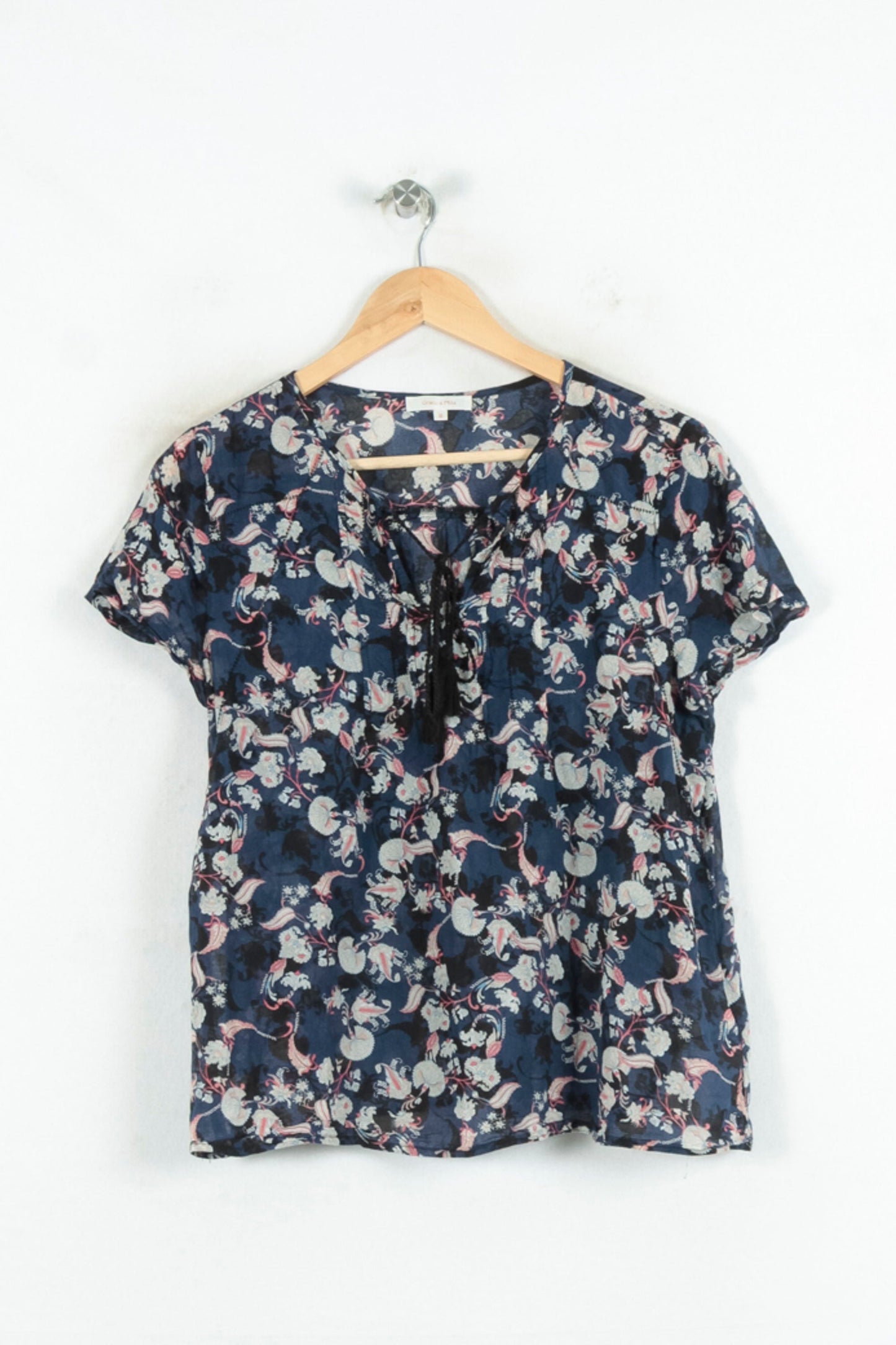 Blouse Bleu et Blanc - Taille M/38