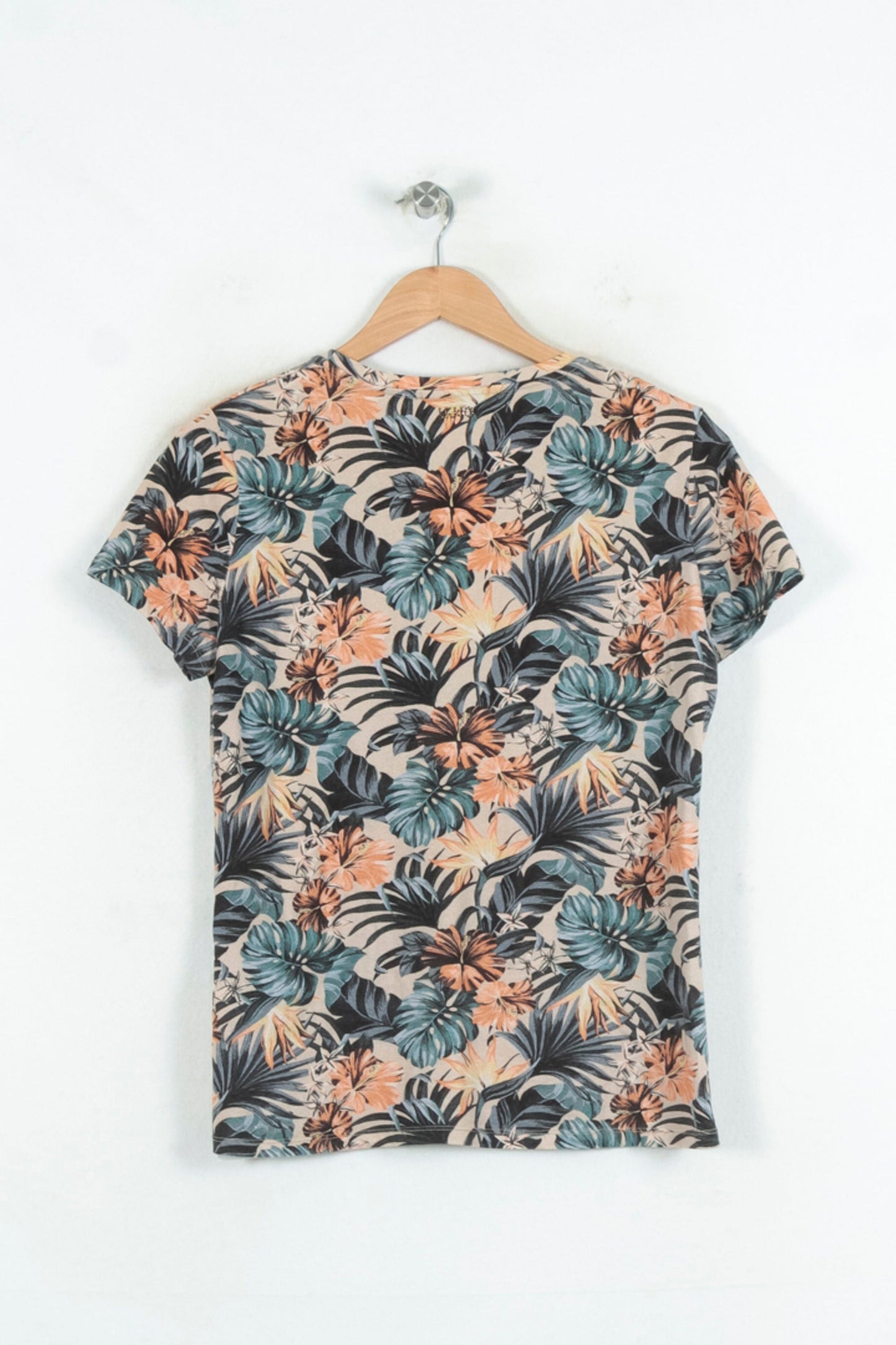 Tee-shirt Bleu et Beige - Taille L/40