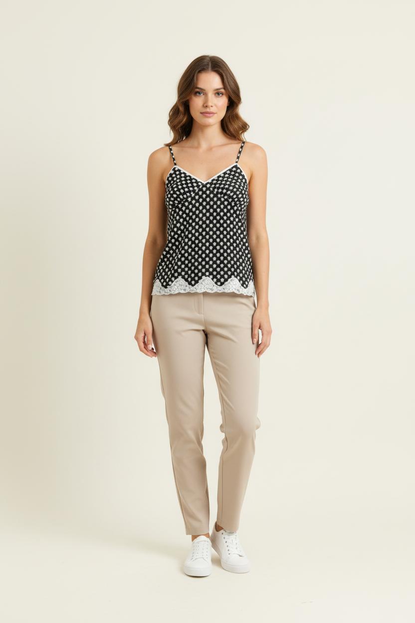 Débardeur Noir et Blanc - Taille M/38