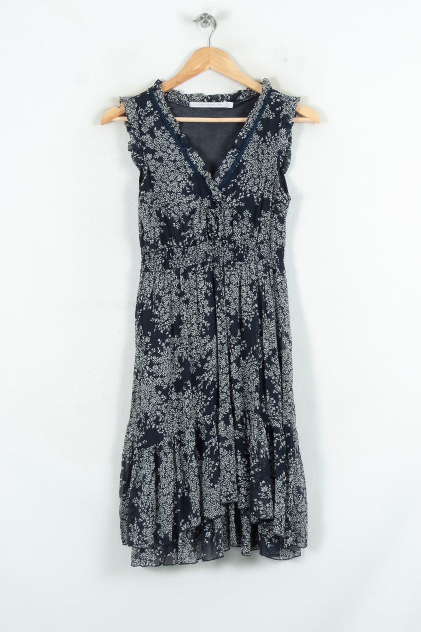 Robe Fleurie Bleu et Blanc - Taille M/38