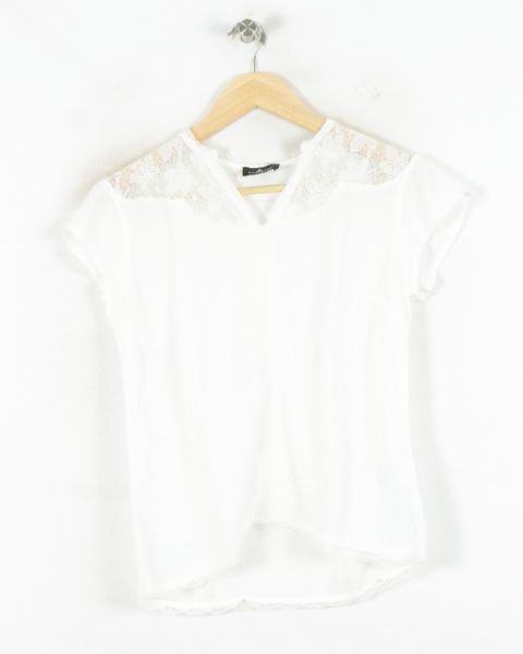 T-shirt blanc - Taille XS/34