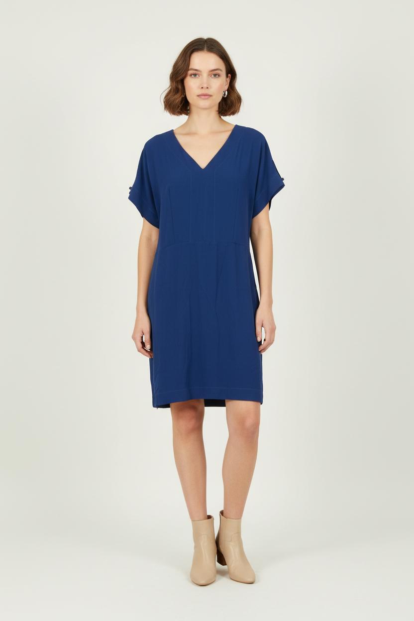 Robe Droite Bleue - Taille L/40