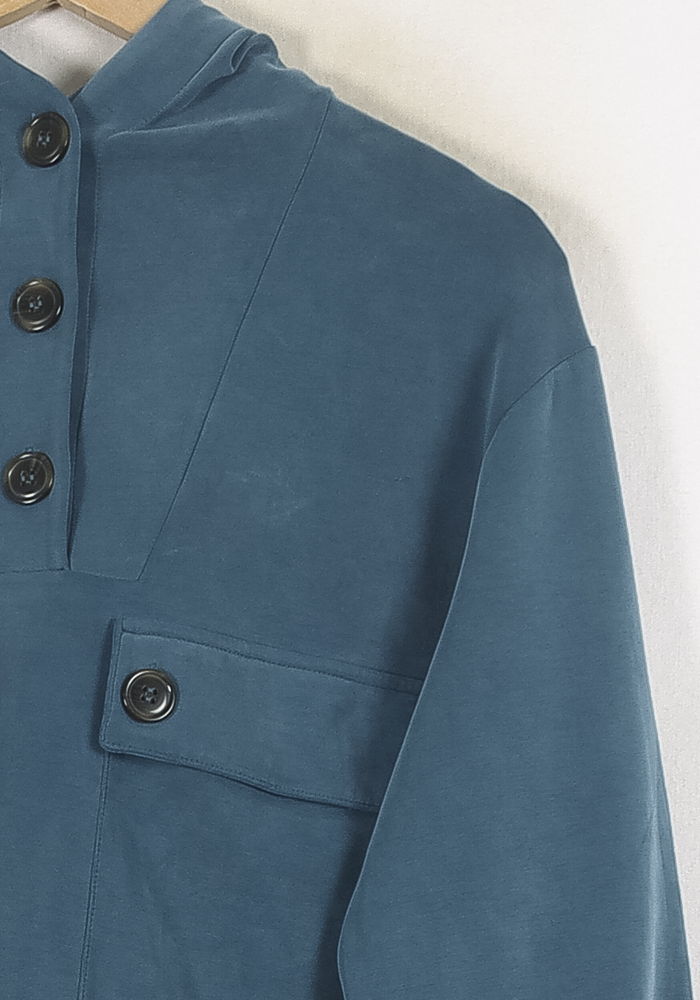 Sweat à Capuche Bleu - Taille S/36