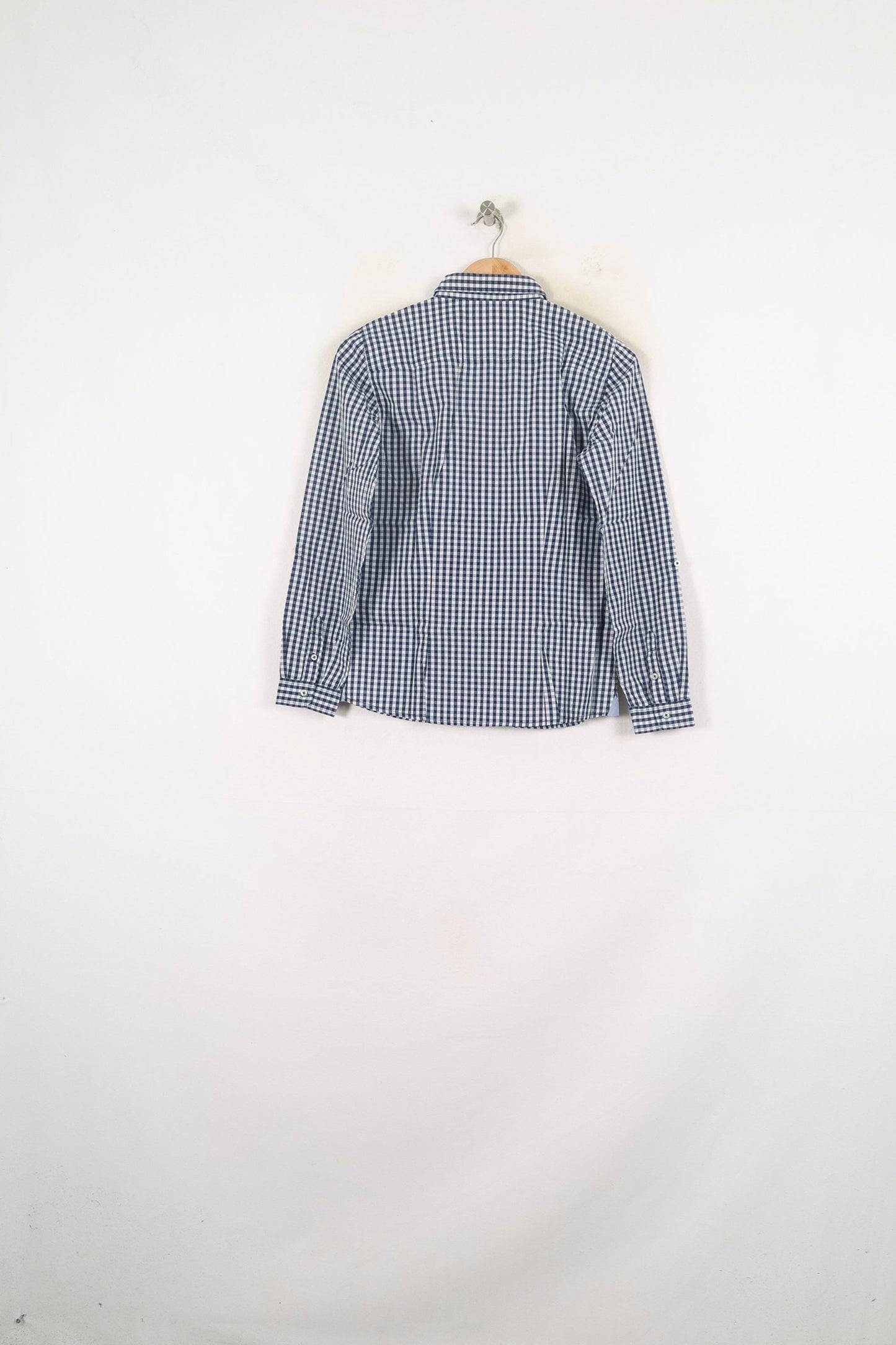 Chemise à Carreaux Bleu et Blanc - Taille M/38