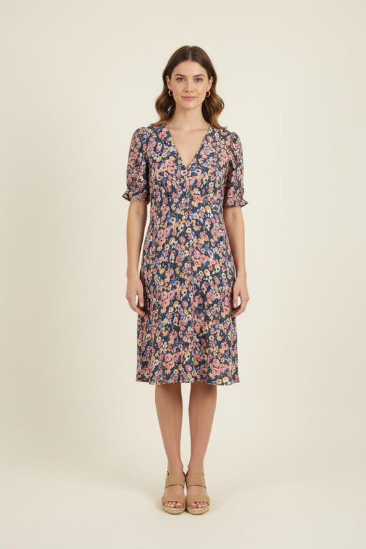 Robe Fleurie Multicolore - Taille S/36