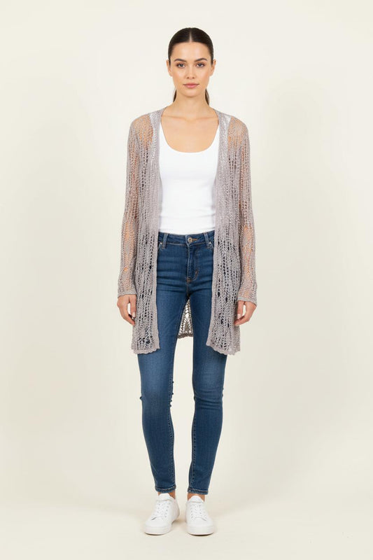 Cardigan Gris - Taille S/36