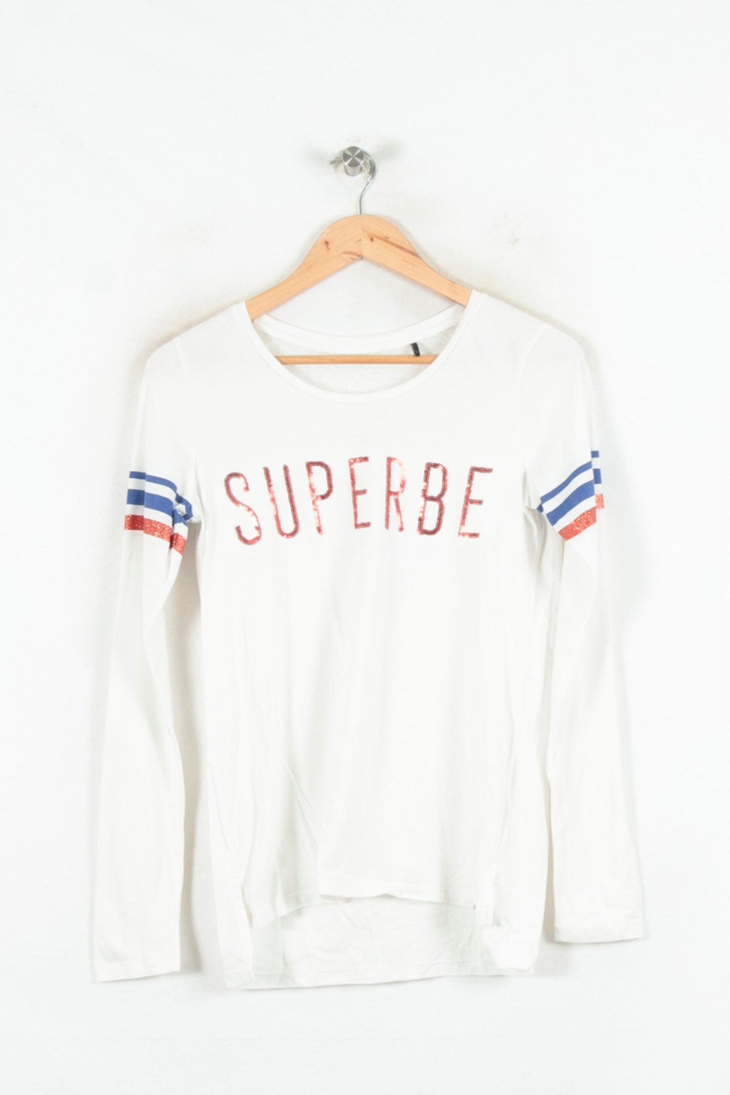 Tee-shirt manches longues blanc - Taille L/40