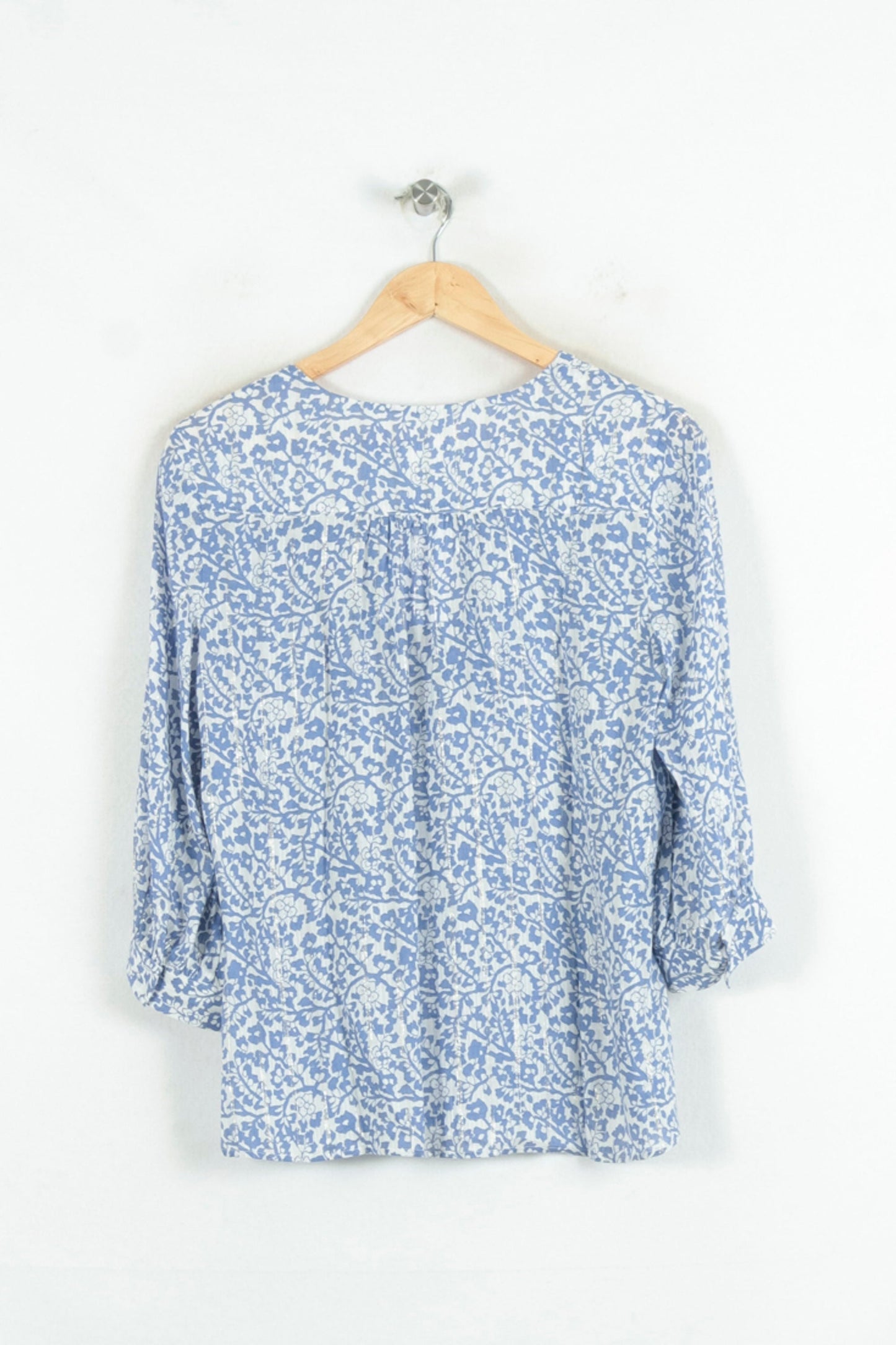 Blouse Bleue et Blanche - Taille M/38