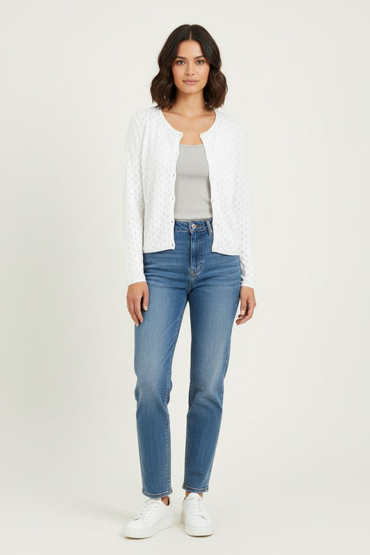 Cardigan Blanc - Taille S/36