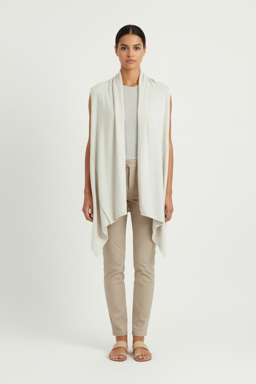 Gilet Sans Manches Beige - Taille S/36