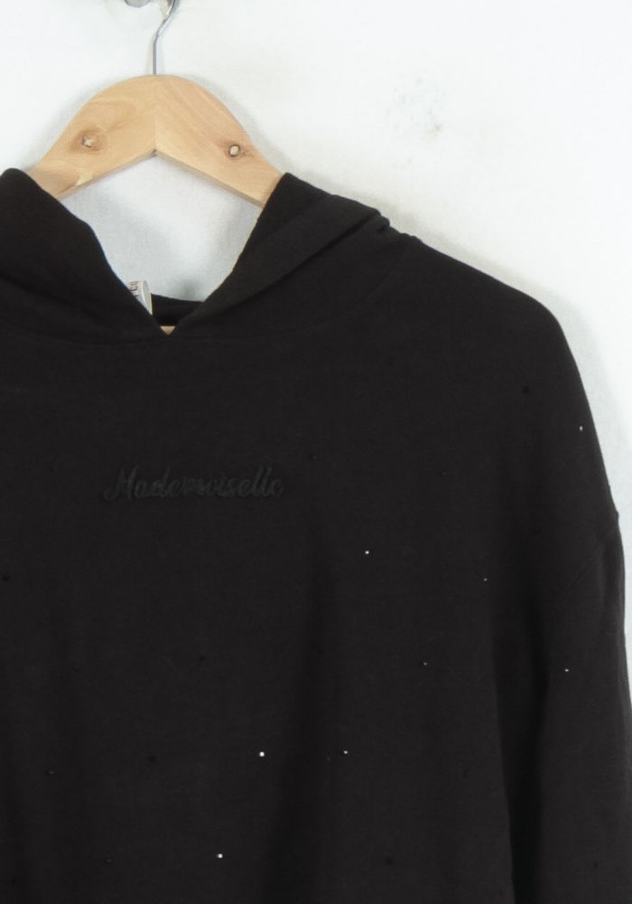 Sweat à Capuche Noir - Taille S/36