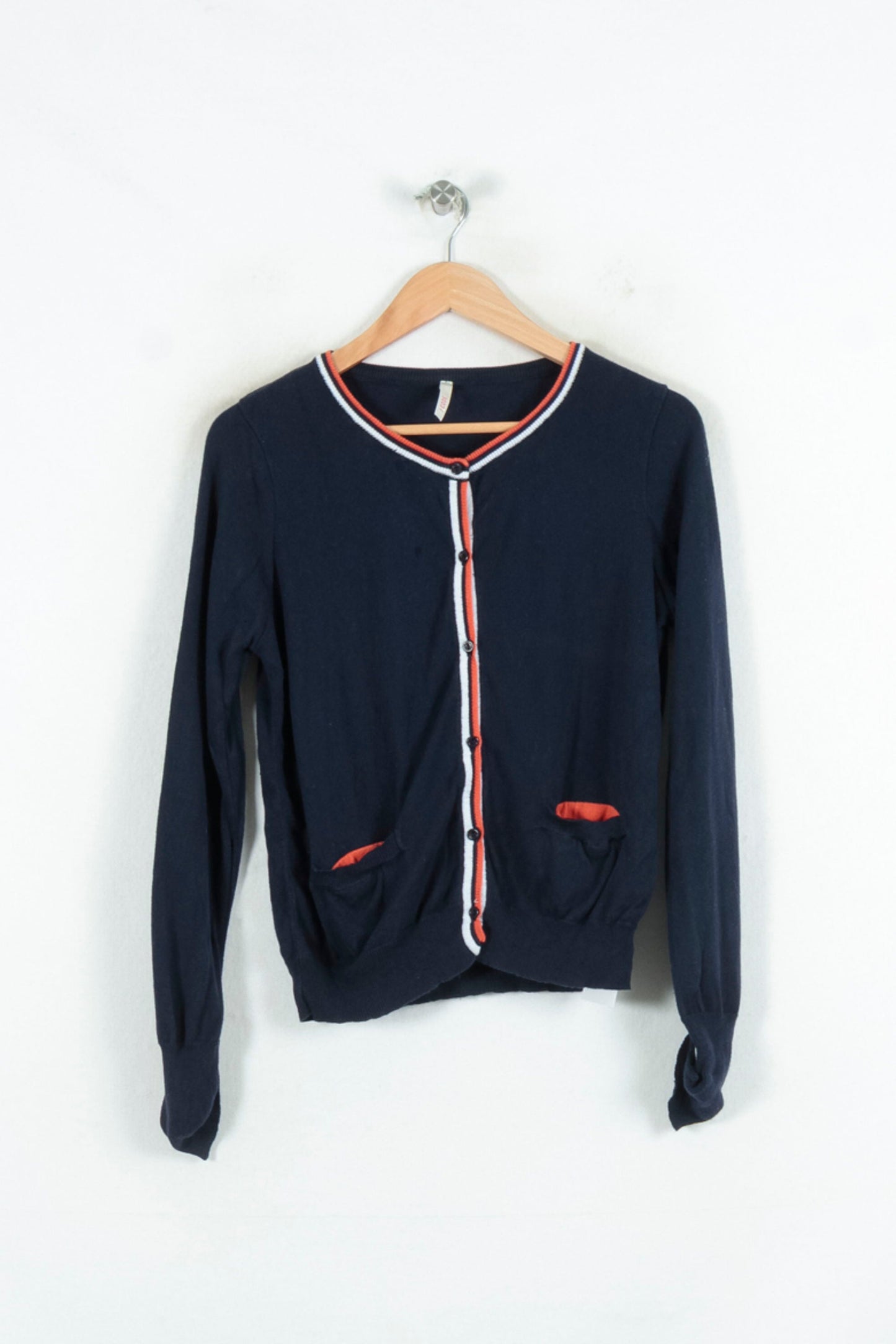 Cardigan Bleu et Rouge - Taille M/38