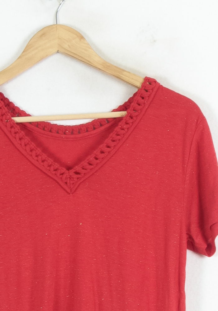 Tee-shirt Rouge - Taille S/36