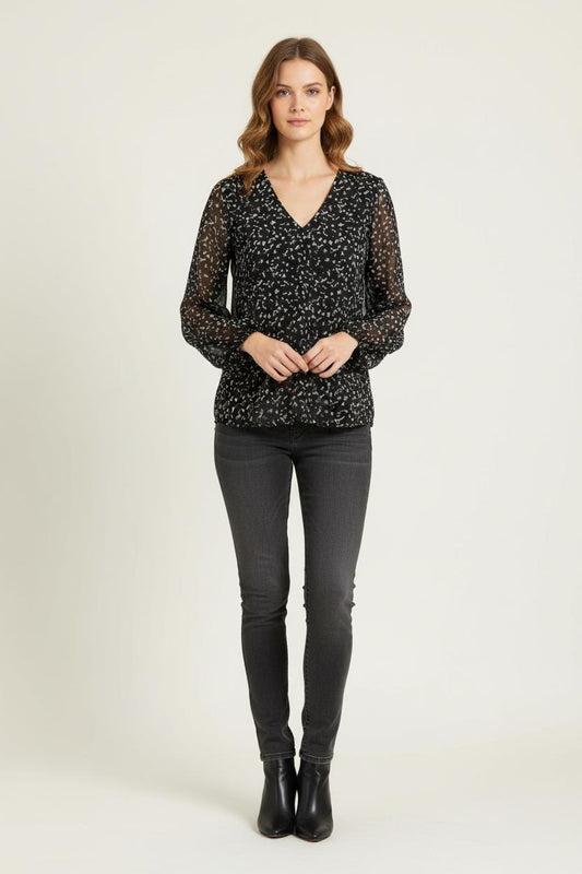 Blouse noire - Taille S/36