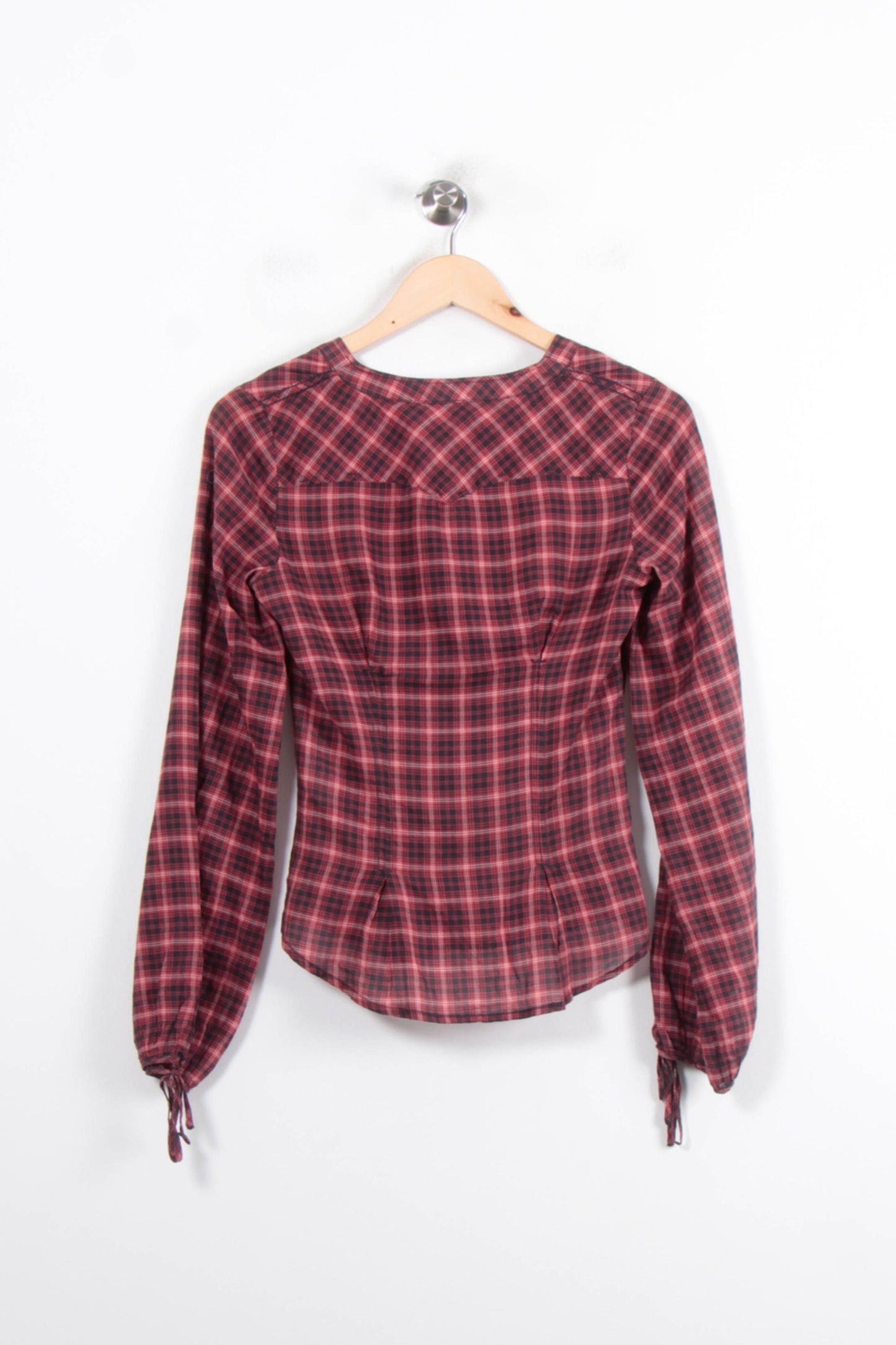 Blouse Carreaux Rouge et Noir - Taille M/38