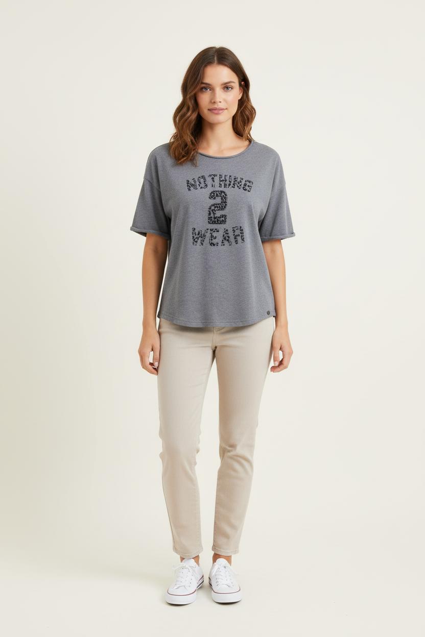 T-shirt Gris - Taille M/38