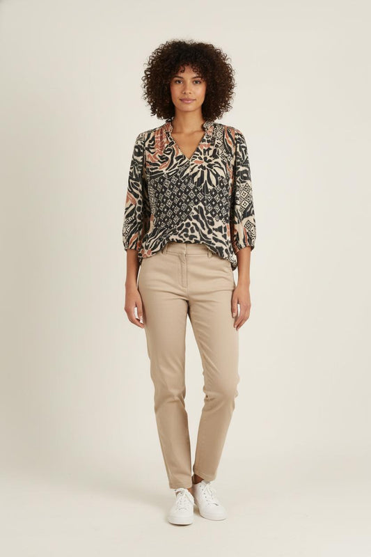 Blouse Multicolore - Taille L/40