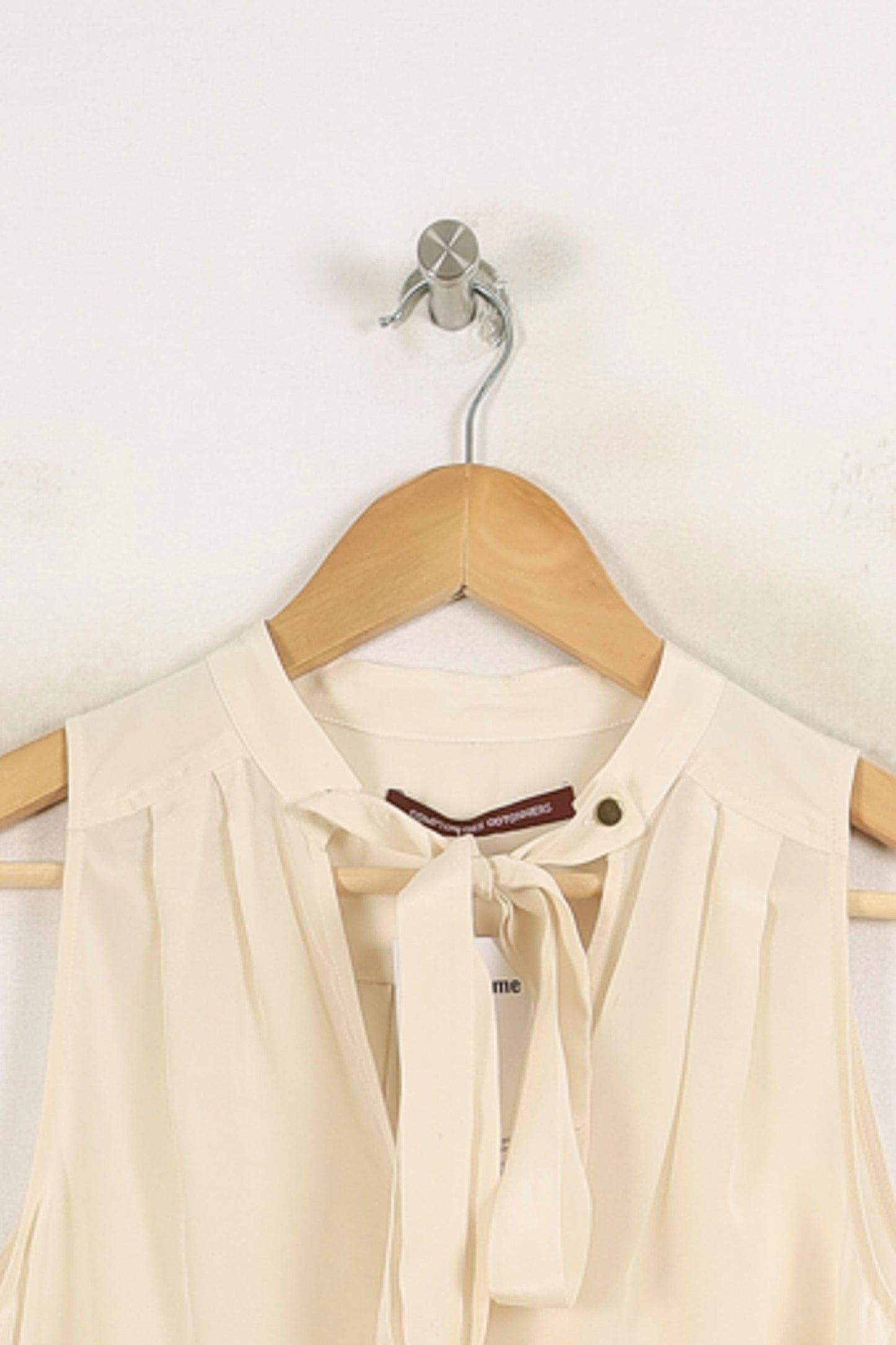Blouse Sans Manches Beige - Taille M/38